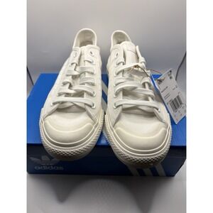 adidas Nizza RF Men's Sz 6 Women's Sz 7.5 White Sneakers Casual Shoes EF1883 NIB